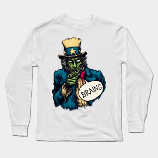 Brains Long Sleeve T-Shirt